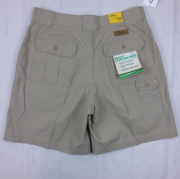 Cabela's Shorts Cabelas Cargo Shorts Authentic Fit 7 Pocket Tan